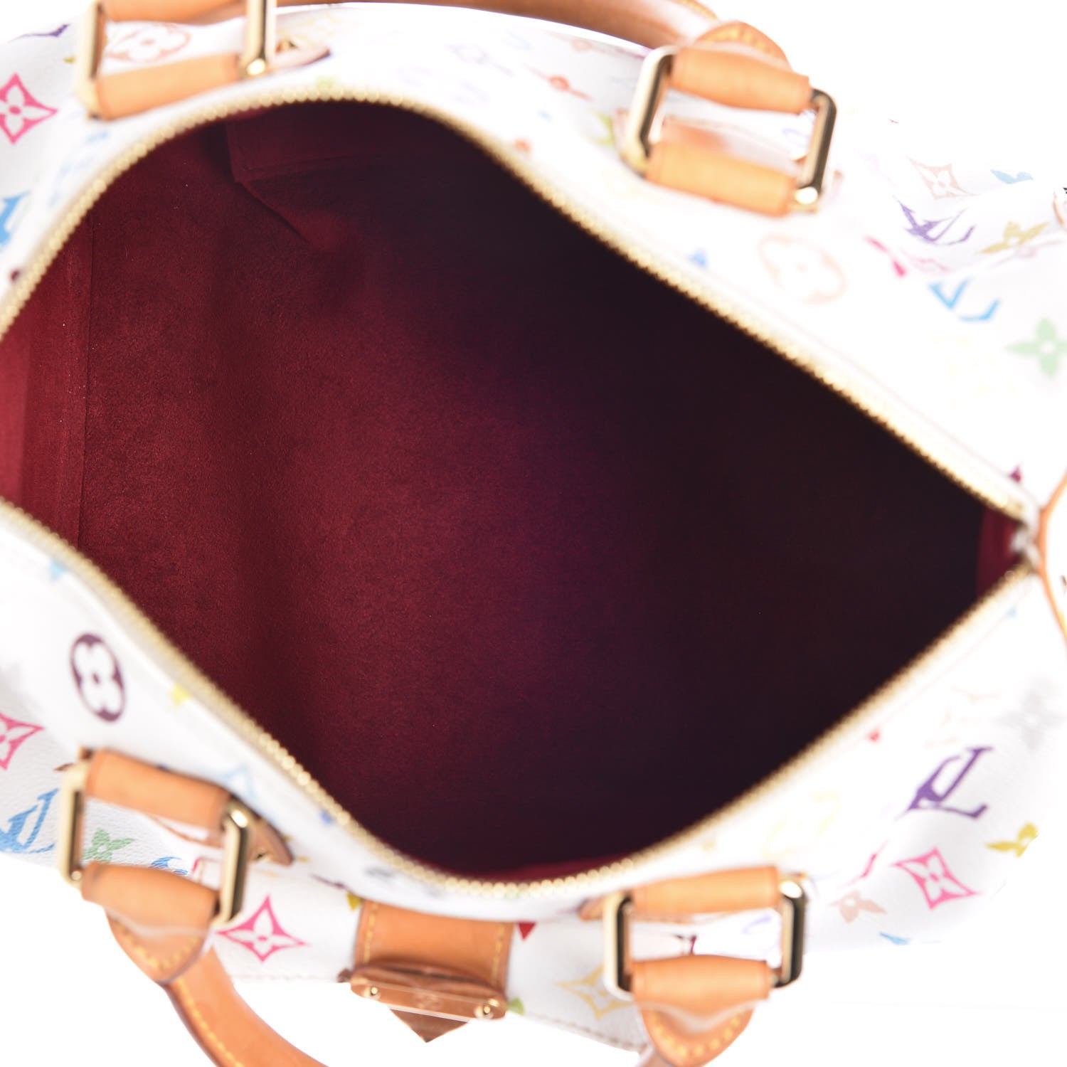 Louis Vuitton Monogram Multicolor Speedy 30 White 5 of 18
