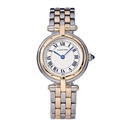 Cartier Stainless Steel 18K Yellow Gold 22mm Panthere Round Quartz Watch 1 of 6