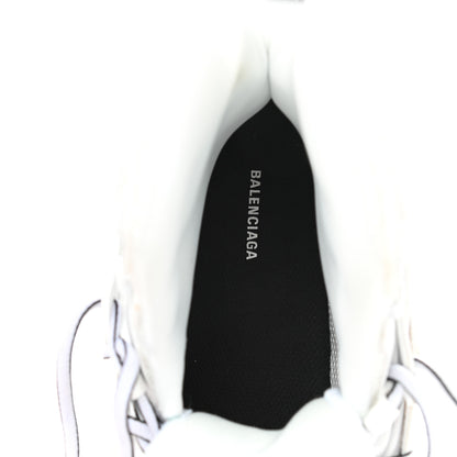 Balenciaga Mesh Nylon Womens Track Hike Sneakers 39 White 7 of 9