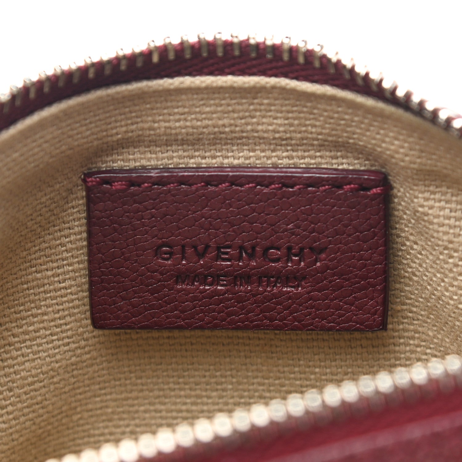 Givenchy Sugar Goatskin Pandora Wristlet Oxblood 7 of 8