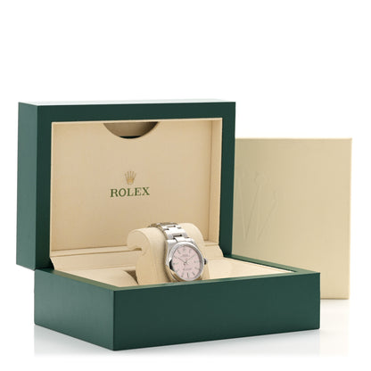 Rolex Stainless Steel 34mm Oyster Perpetual Watch Pink 124200 5 of 5