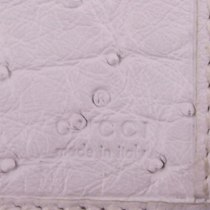 Gucci Ostrich Signature Chain Link Wallet 8 of 10