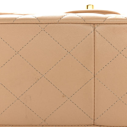 Chanel Lambskin Quilted Jumbo Double Flap Beige 12 of 26