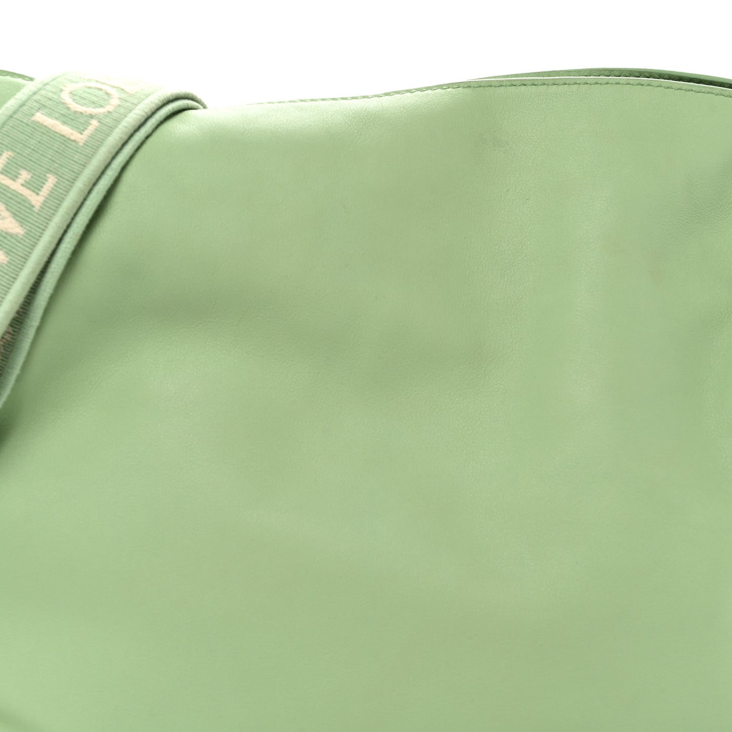 Nappa Calfskin Flamenco Knot Clutch Green