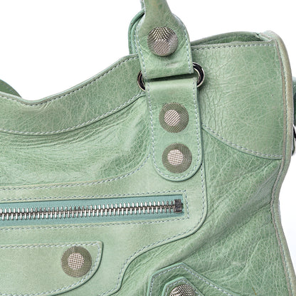Balenciaga Agneau Giant 21 Silver Hardware City Vert D'eau 14 of 14