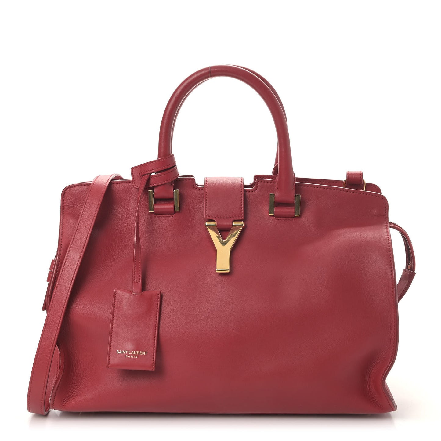 Calfskin Small Classic Y Cabas Rouge Orient