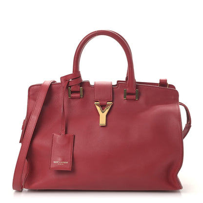 Saint Laurent Calfskin Small Classic Y Cabas Rouge Orient 1 of 9