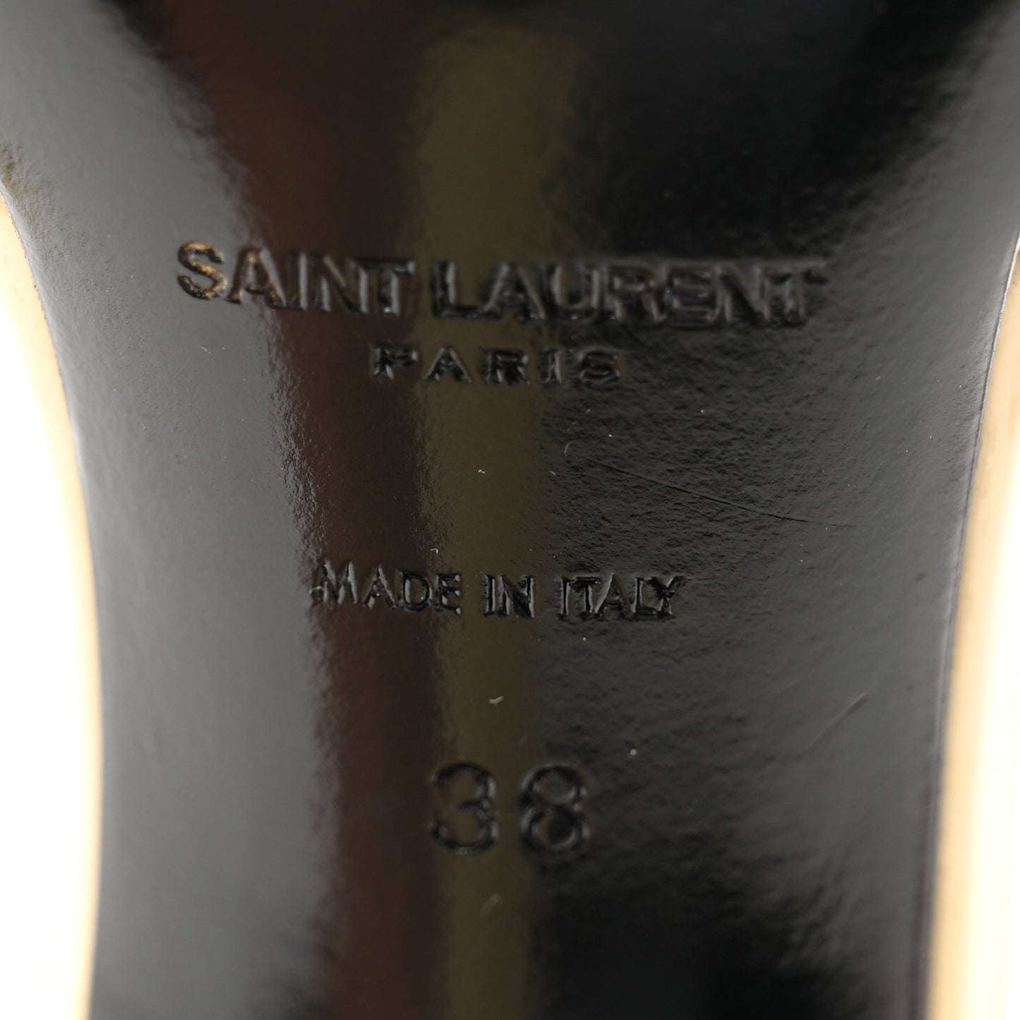 Patent Amy Sandals 38 Pearl