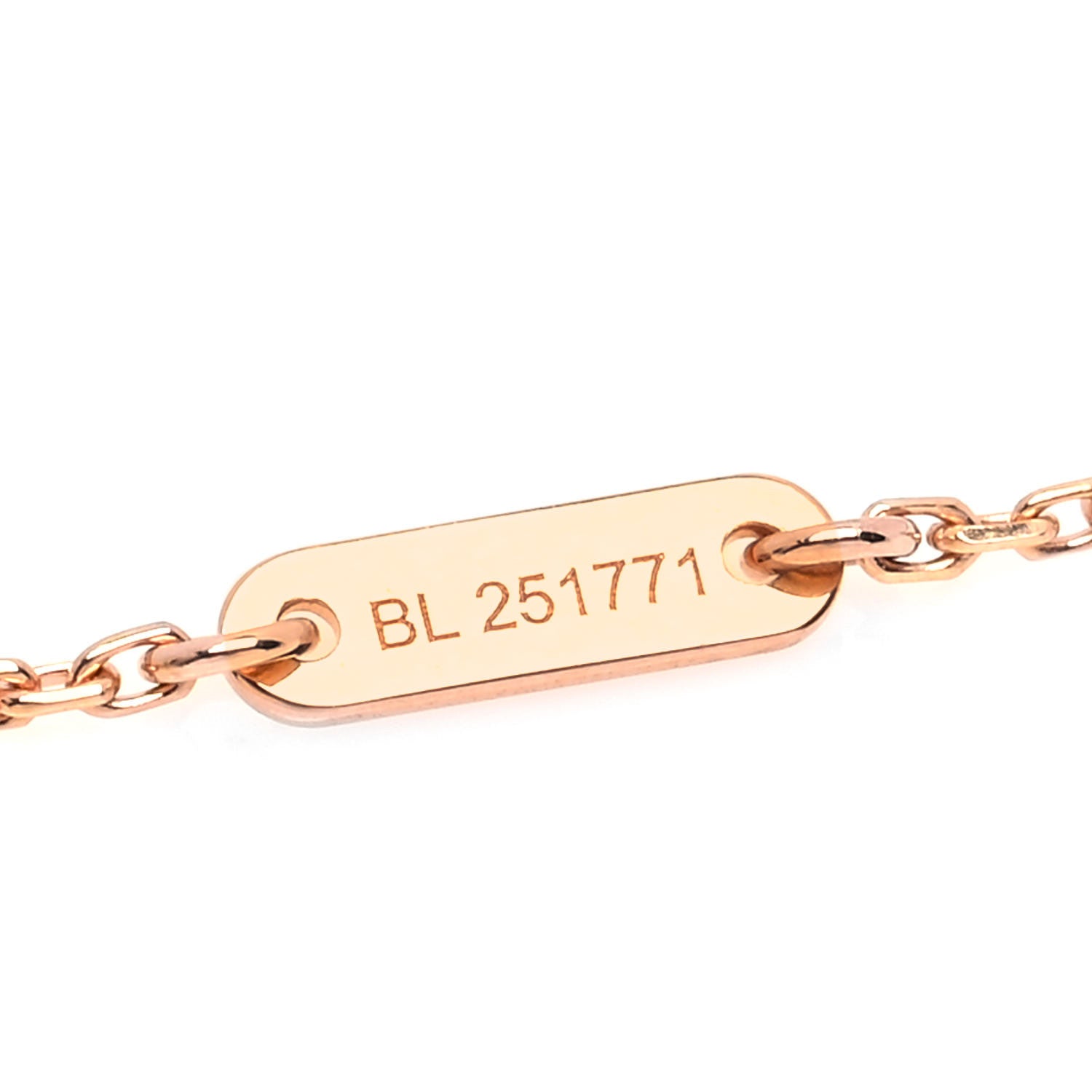 Van Cleef & Arpels 18K Rose Gold Carnelian Sweet Alhambra Pendant Necklace 6 of 6