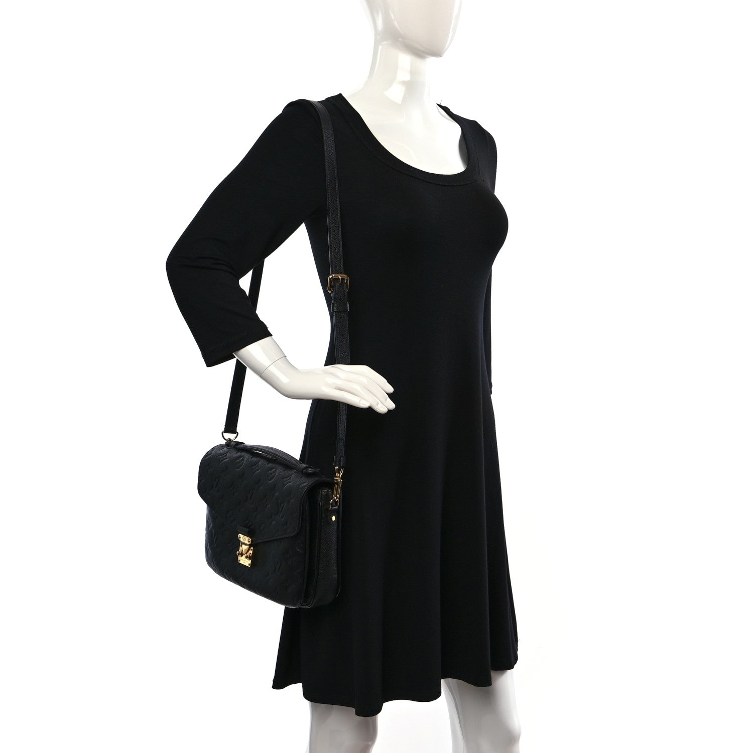 Louis Vuitton Empreinte Pochette Metis Black 2 of 10
