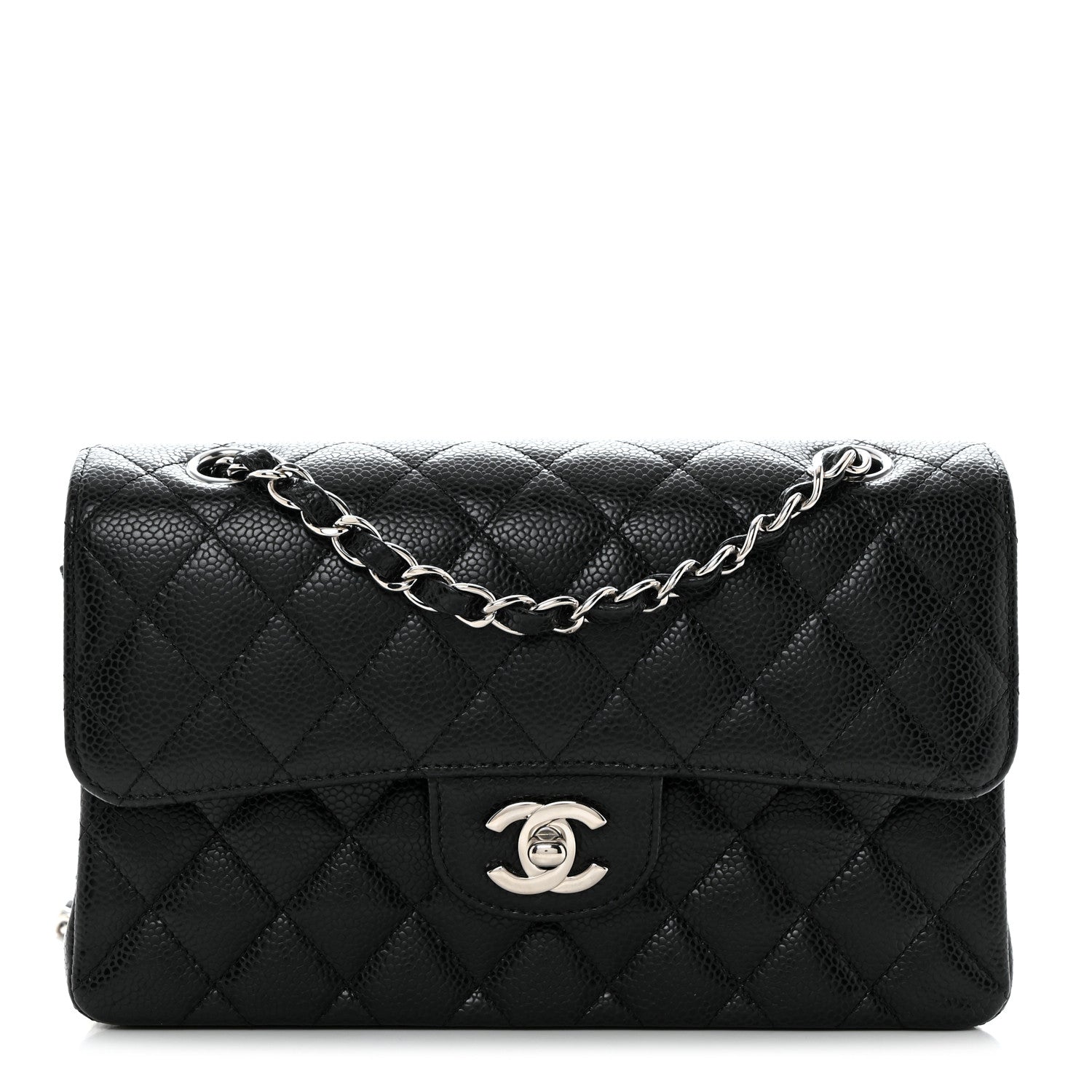 Chanel Caviar Quilted Small Double Flap Black 1 of 10