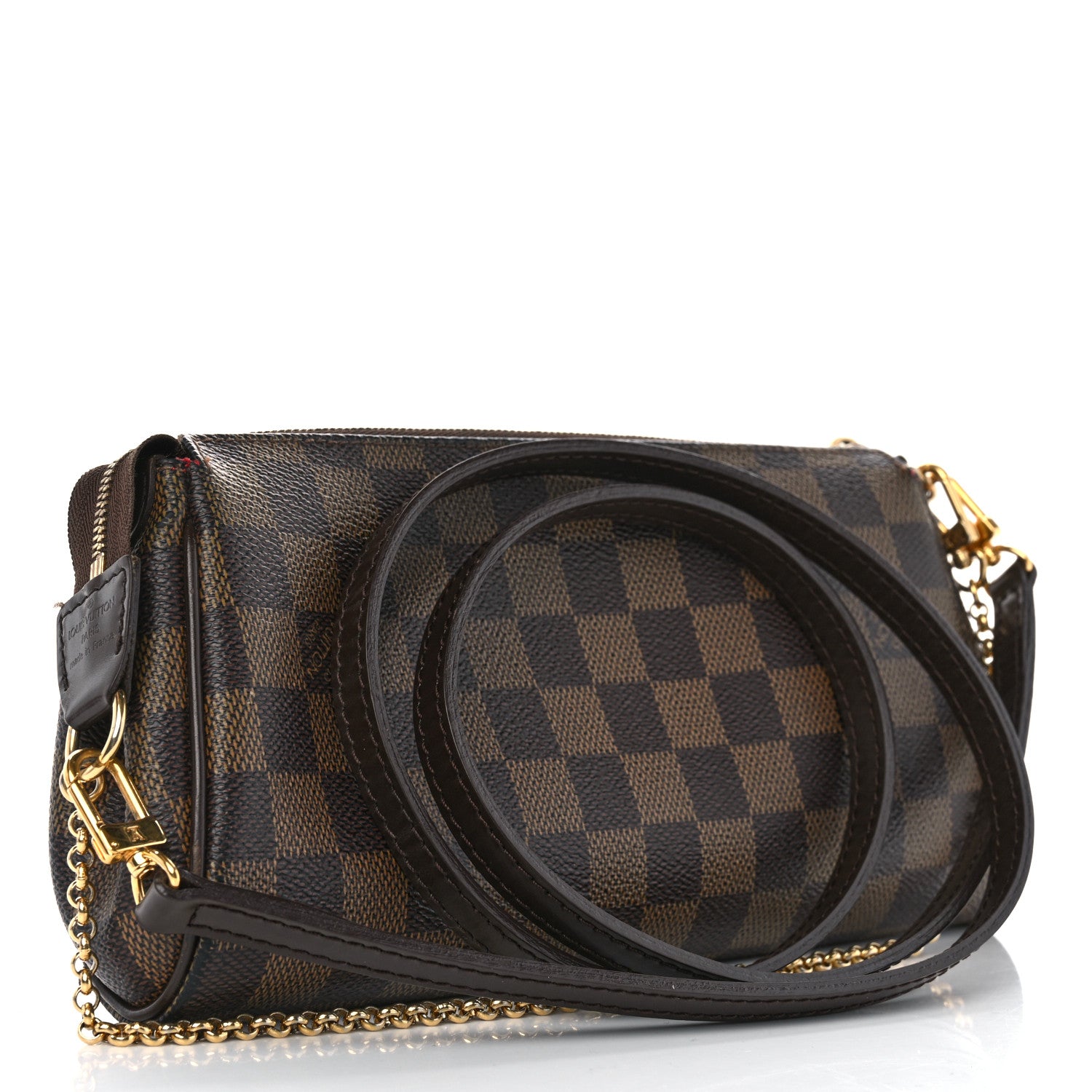 Louis Vuitton Damier Ebene Eva Clutch 3 of 12