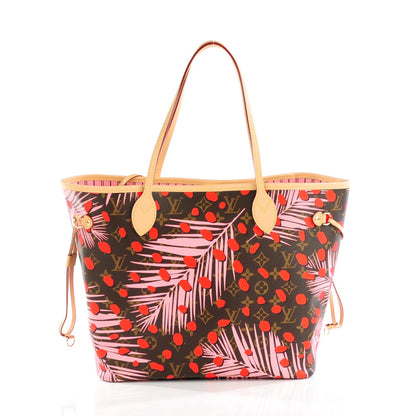 Louis Vuitton Monogram Jungle Dots Neo Neverfull MM Sugar Pink Poppy 3 of 9