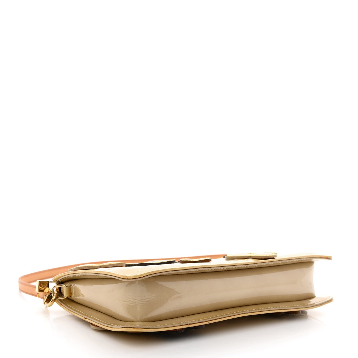 Vernis Lexington Fleurs Pochette Beige