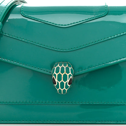 Bulgari Patent Serpenti Forever Crossbody Emerald 7 of 10