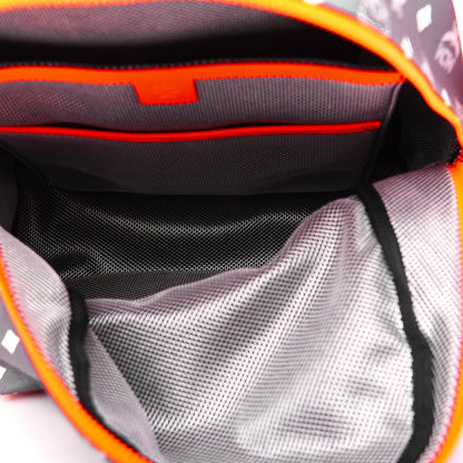 MCM Nylon Monogram Medium Resnick Backpack Gray 4 of 10