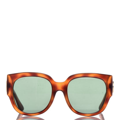 Gucci Acetate Square Frame Sunglasses GG0142SA Tortoise 2 of 6
