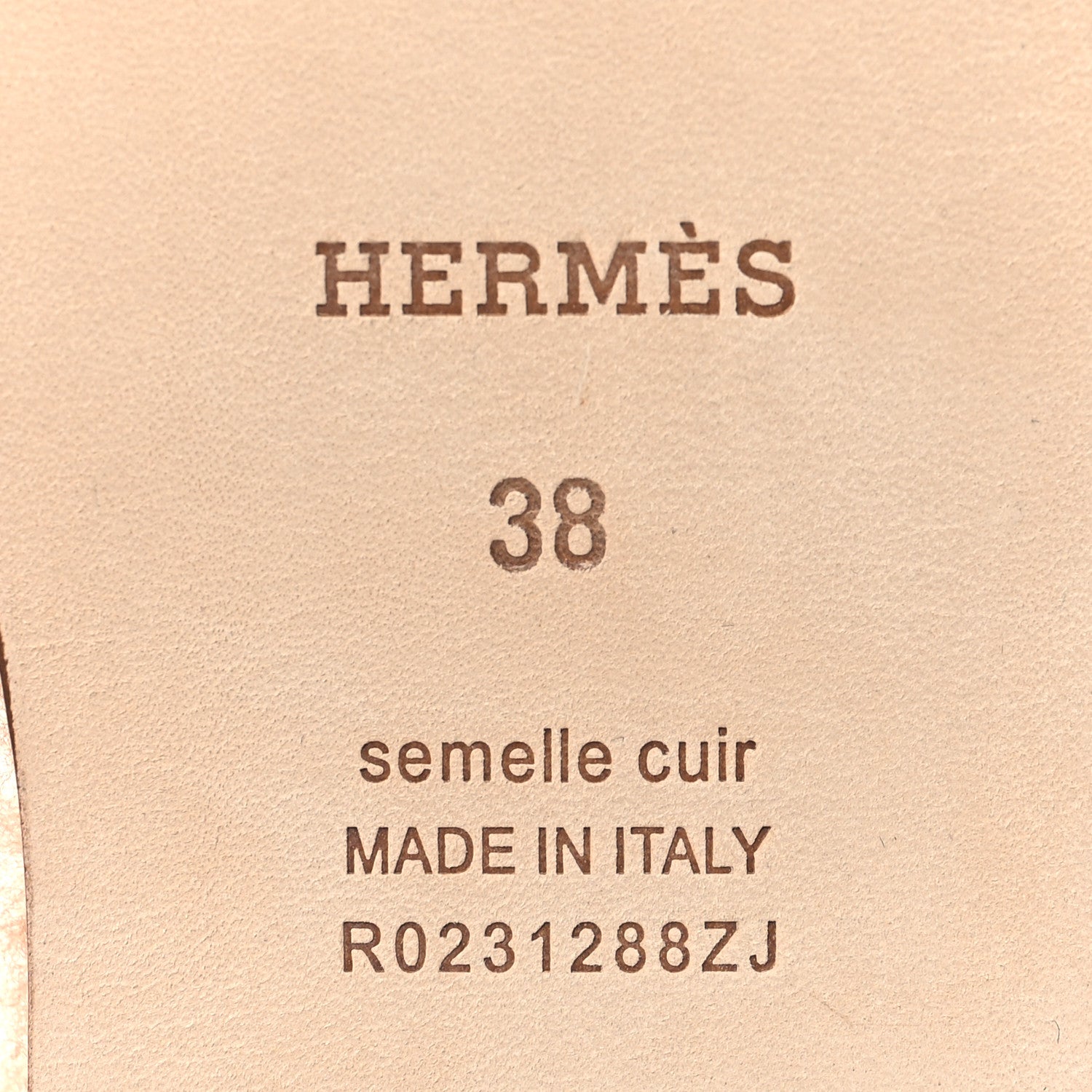 Hermes Woolskin Oran Sandals 38 Naturel 6 of 7