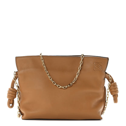 Loewe Calfskin Nano Flamenco Knot Clutch Warm Desert 1 of 11