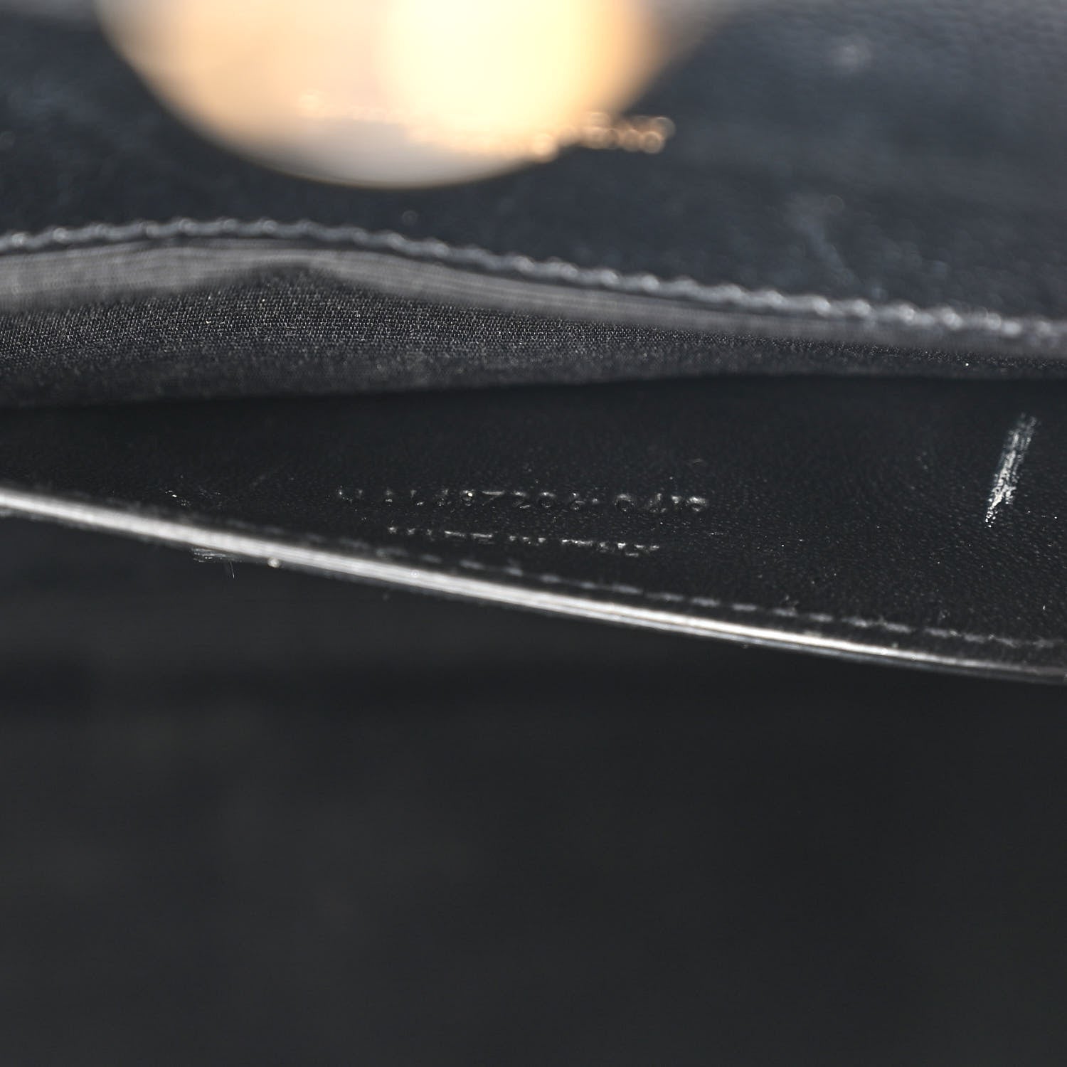 Saint Laurent Grain De Poudre Textured Mixed Matelasse Triquilt Medium Monogram Satchel Black 7 of 14
