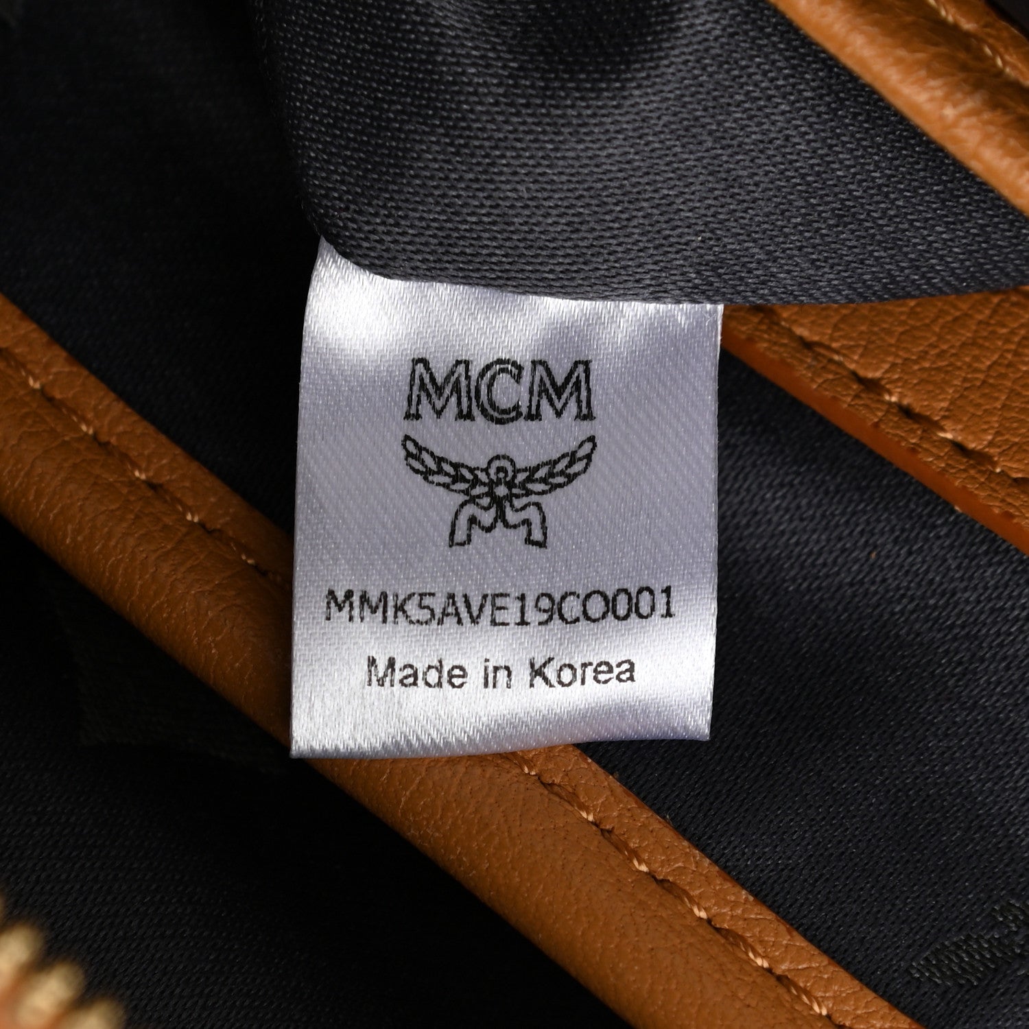 MCM Visetos Studded Small Stark M Backpack Cognac 6 of 9