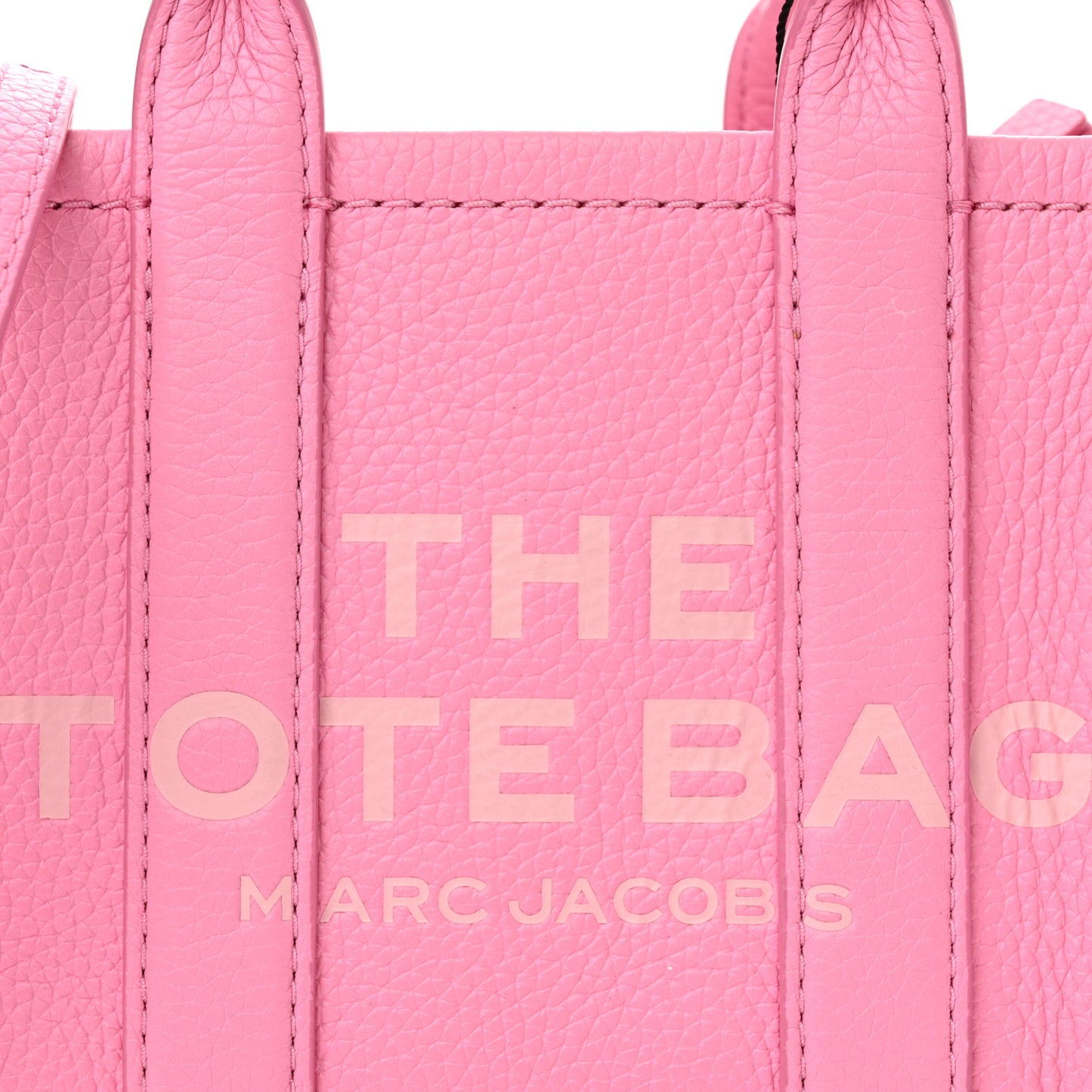 Grained Calfskin Mini The Tote Bag Petal Pink
