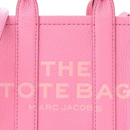 Marc Jacobs Grained Calfskin Mini The Tote Bag Petal Pink 6 of 10