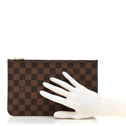 Louis Vuitton Damier Ebene Neverfull MM GM Pochette 2 of 8