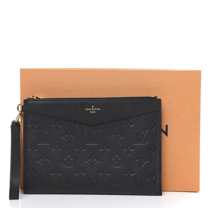 Louis Vuitton Empreinte Pochette Melanie MM Black 7 of 7