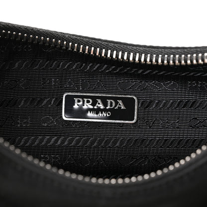 Prada Nylon Re-Edition 2005 Shoulder Bag Black 6 of 13