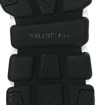Balenciaga Neoprene Knit Allover Logo Bi-Color Sole Mens Speed Sneakers 10 Black White 6 of 8