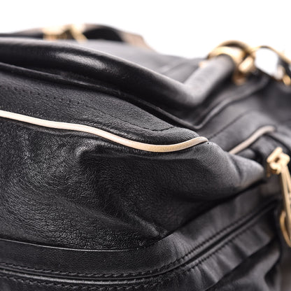 Chloe Calfskin Medium Military Paraty Black 18 of 25