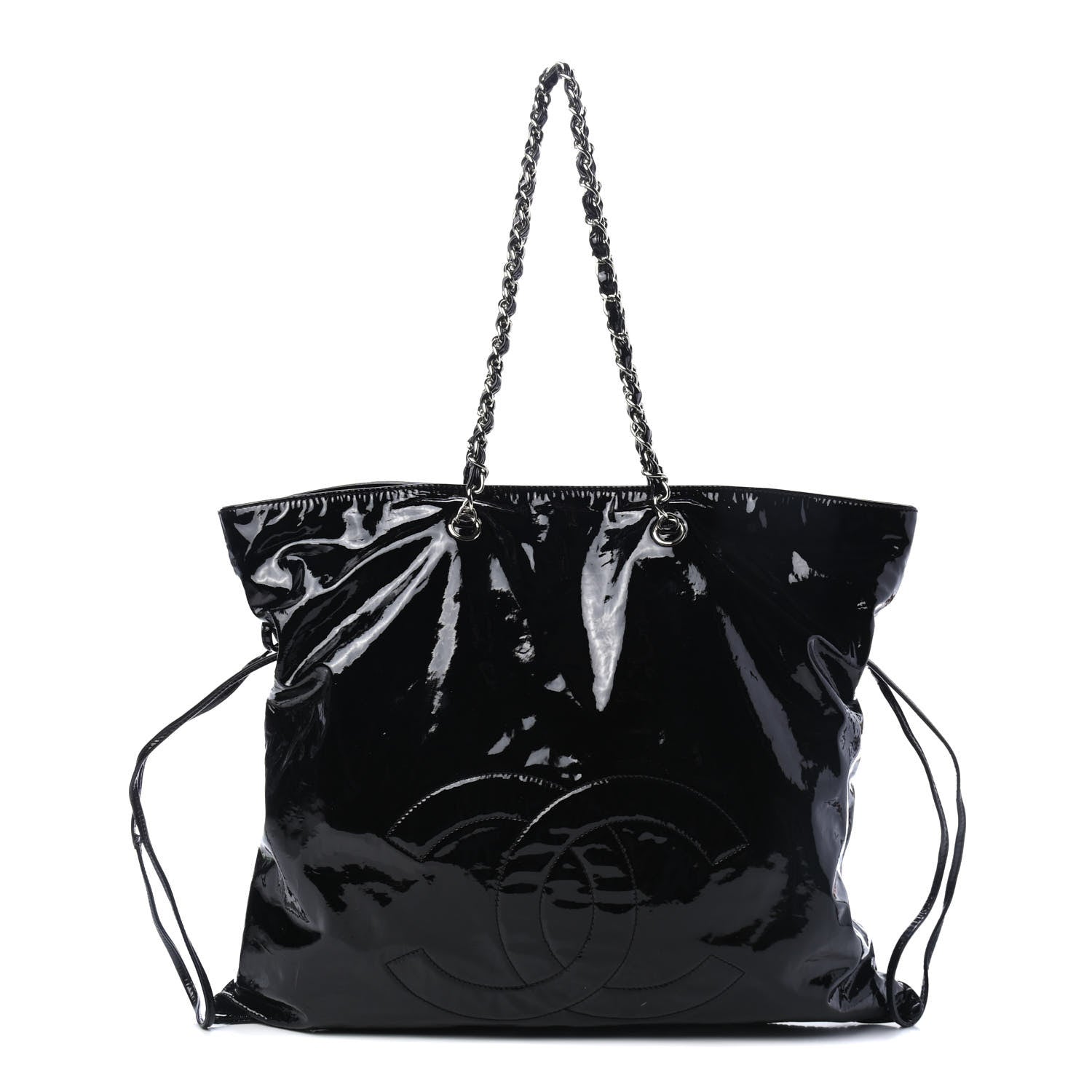 Chanel Patent Bonbons Shopper Tote Black 1 of 4