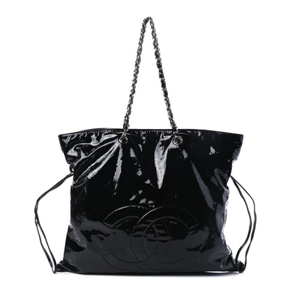 Chanel Patent Bonbons Shopper Tote Black 1 of 4