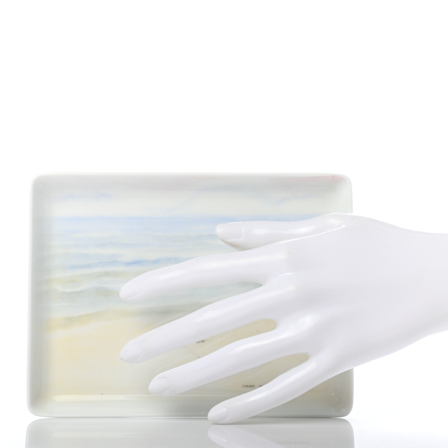 Hermes Porcelain Premiers Pas Dans Le Siecle Tray 2 of 5