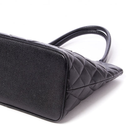 Chanel Caviar Quilted Medallion Tote Black 5 of 8