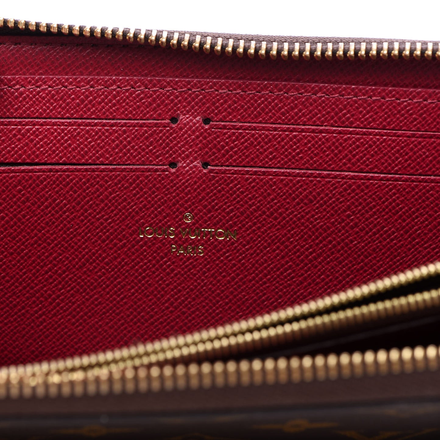 Monogram Clemence Wallet Fuchsia
