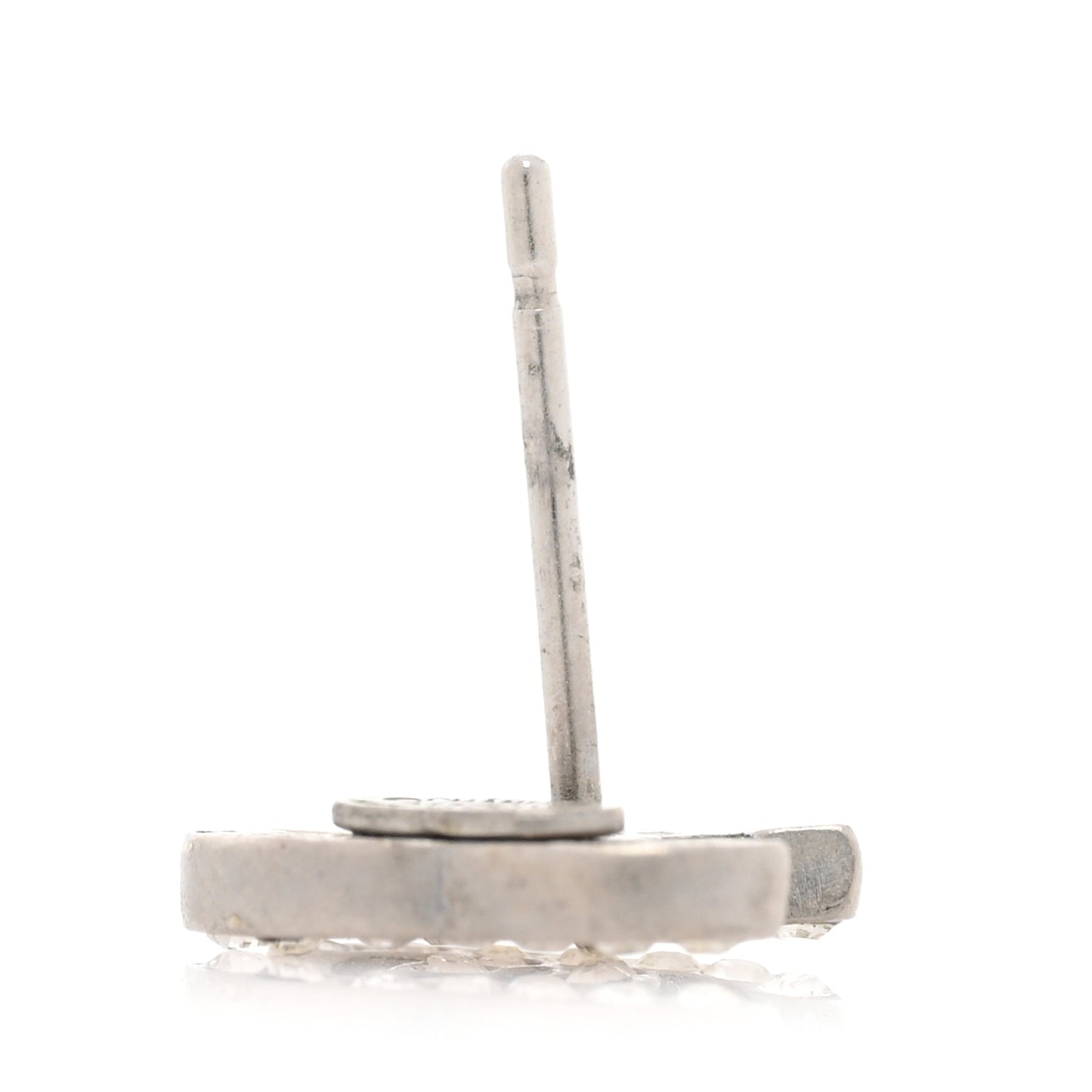 Crystal Mini Timeless CC Earrings Silver