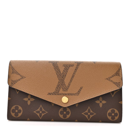 Louis Vuitton Reverse Monogram Giant Sarah Wallet 1 of 8