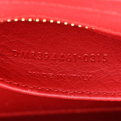 Saint Laurent Calfskin Small Monogram Cabas Lipstick Red 7 of 25