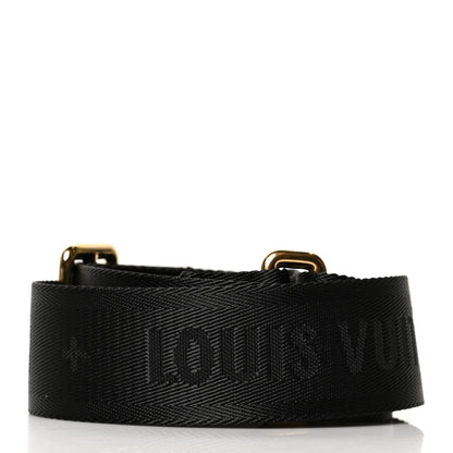 Louis Vuitton Nylon Petite Malle Souple Shoulder Strap Black 2 of 4