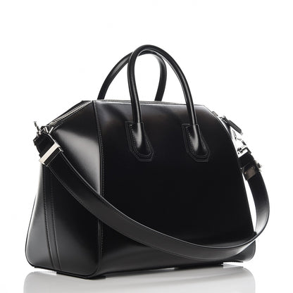 Givenchy Shiny Lord Calfskin Medium Antigona Black 4 of 8