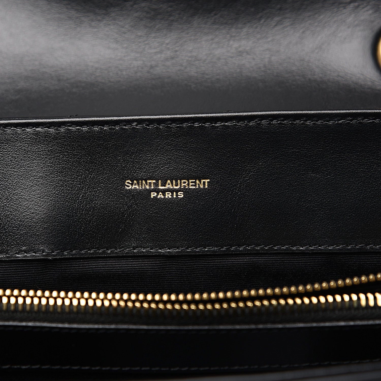 Saint Laurent Calfskin Y Quilted Monogram Medium Loulou Chain Satchel Black 5 of 10