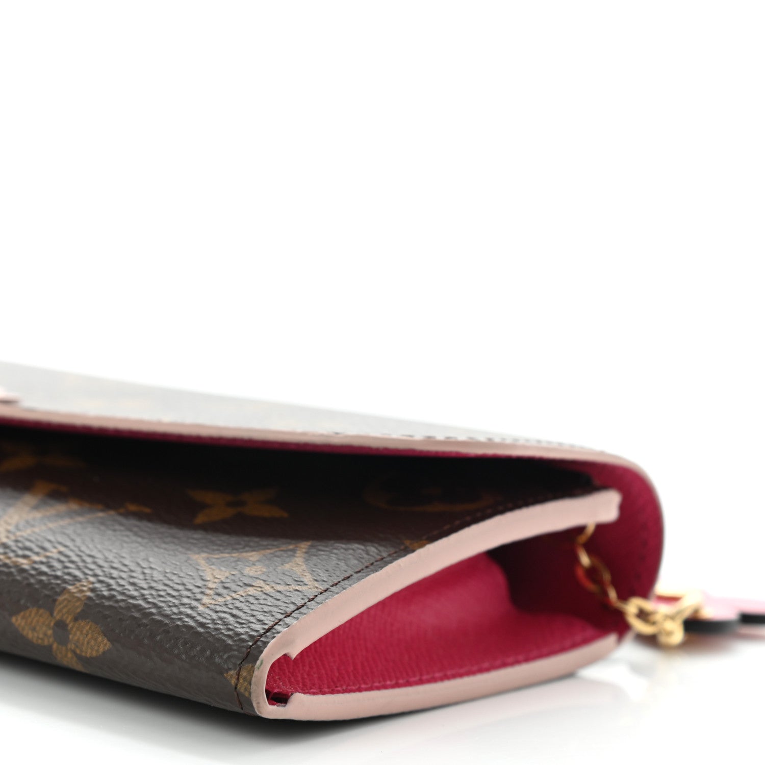 Louis Vuitton Monogram Bloom Flower Emilie Wallet Fuchsia 9 of 9