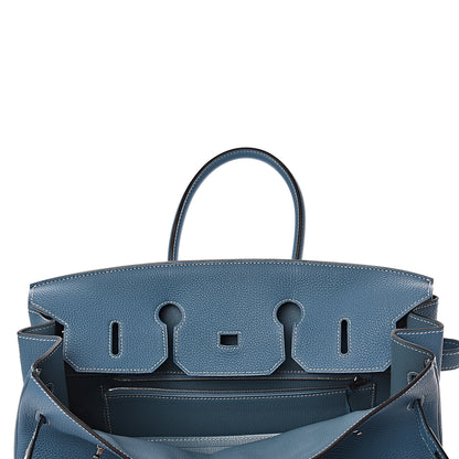 Hermes Togo Birkin 35 Blue Jean 16 of 36