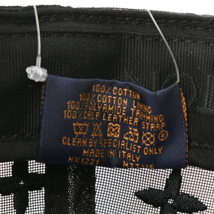 Louis Vuitton Monogram Mesh Cotton Cap L Black 10 of 11