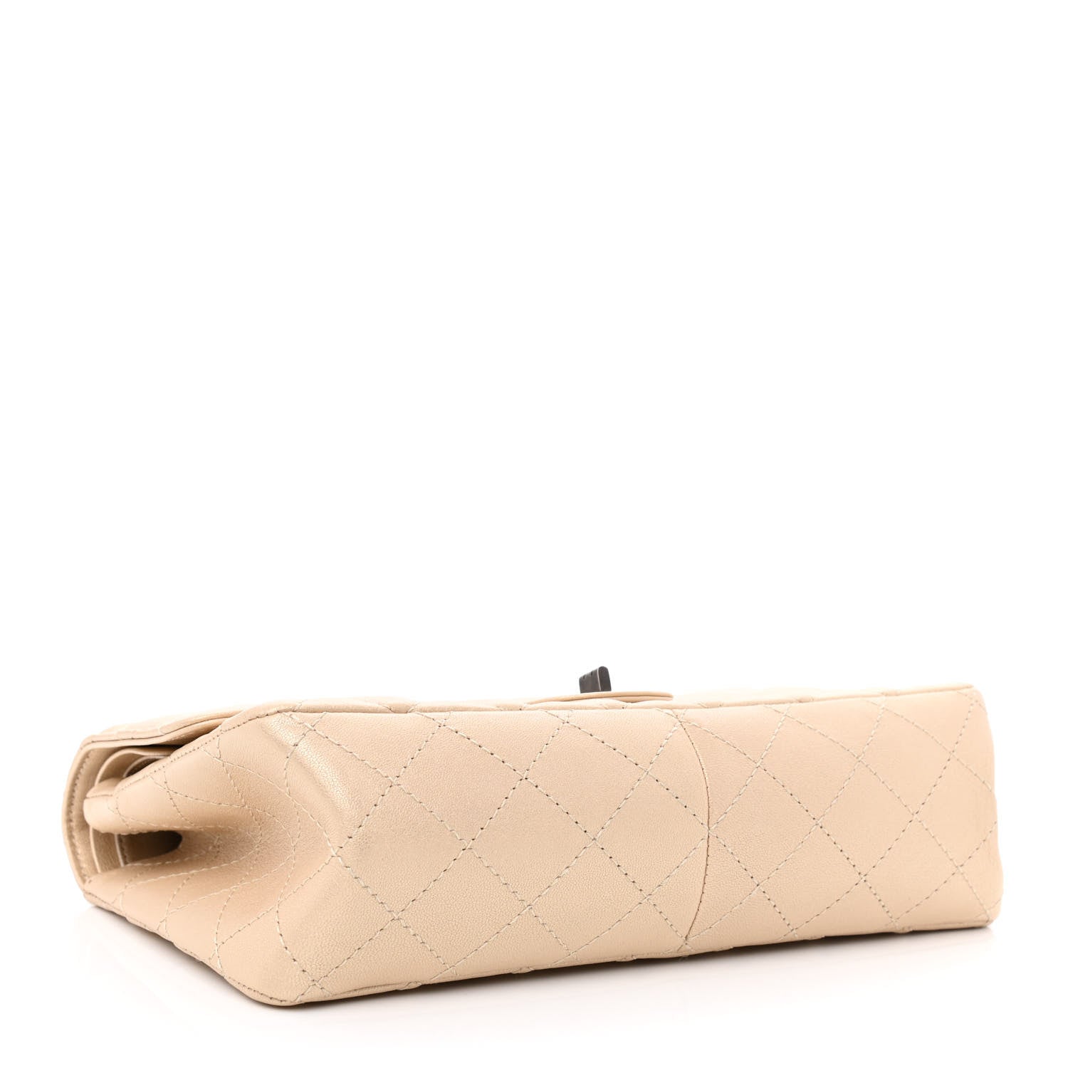 Chanel Metallic Sheepskin Quilted 2.55 Reissue 226 Flap Pale Gold 4 of 11