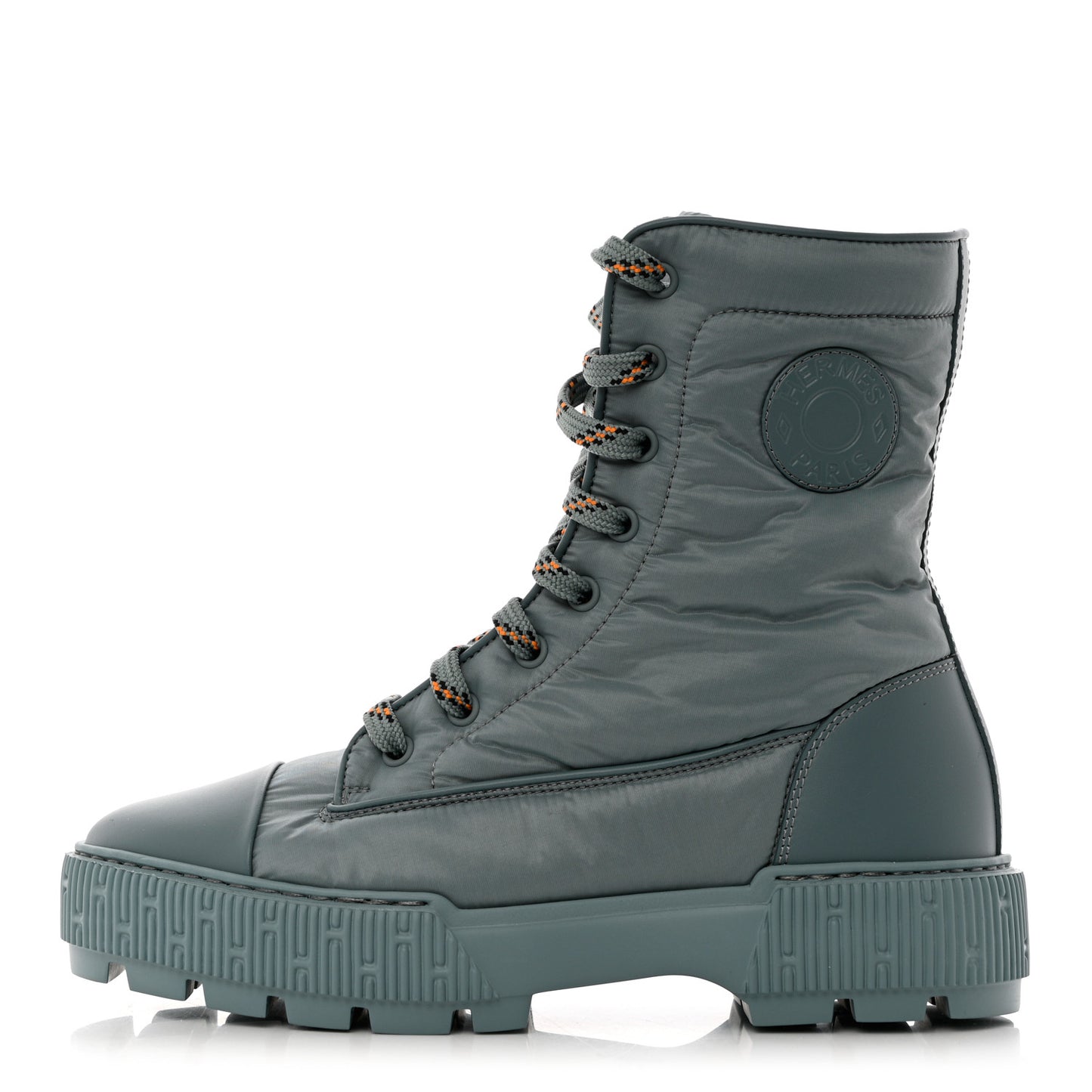 Calfskin Parachute Fresh Ankle Boots 37.5 Bleu Pinede