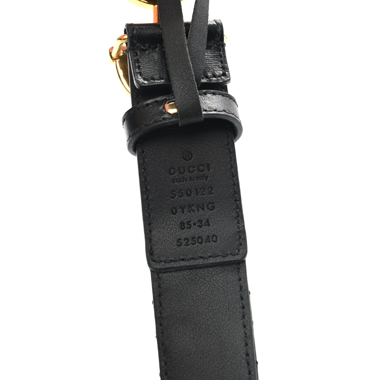 Calfskin Trapuntata Zumi 30mm Belt 85 34 Black