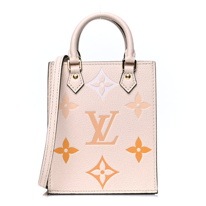 Louis Vuitton Empreinte Monogram Giant By The Pool Petit Sac Plat Cream Saffron 1 of 4